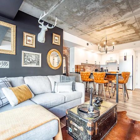 Quebec, Rustique Chic En Ville, Piscine Sur Le Toit Pour 2 A 6 Invites Extérieur photo
