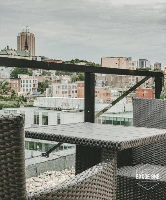 Quebec, Rustique Chic En Ville, Piscine Sur Le Toit Pour 2 A 6 Invites Extérieur photo