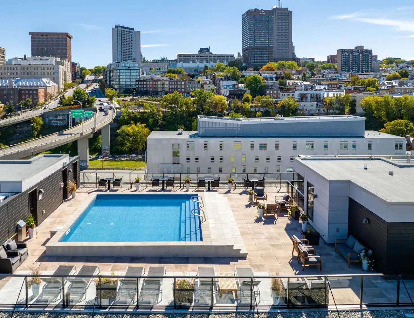 Quebec, Rustique Chic En Ville, Piscine Sur Le Toit Pour 2 A 6 Invites Extérieur photo